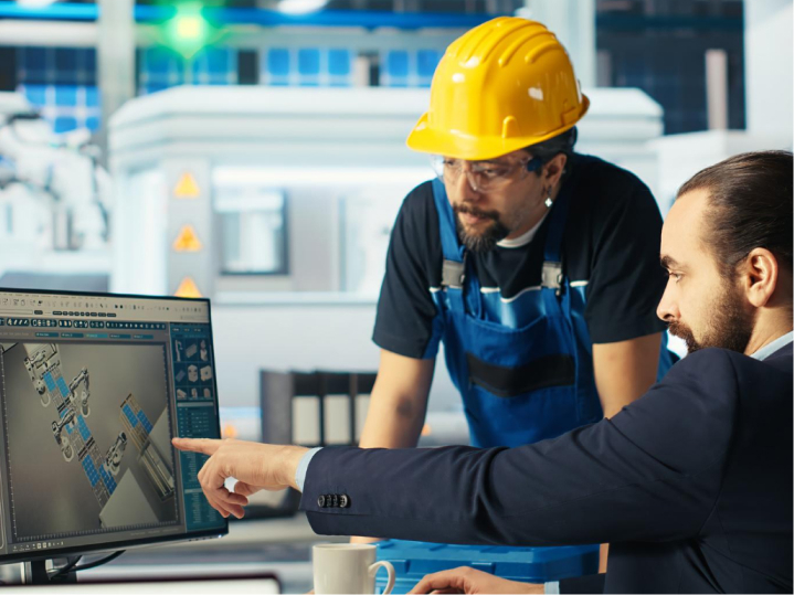 Engineers on site