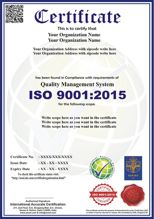 Certificate 1