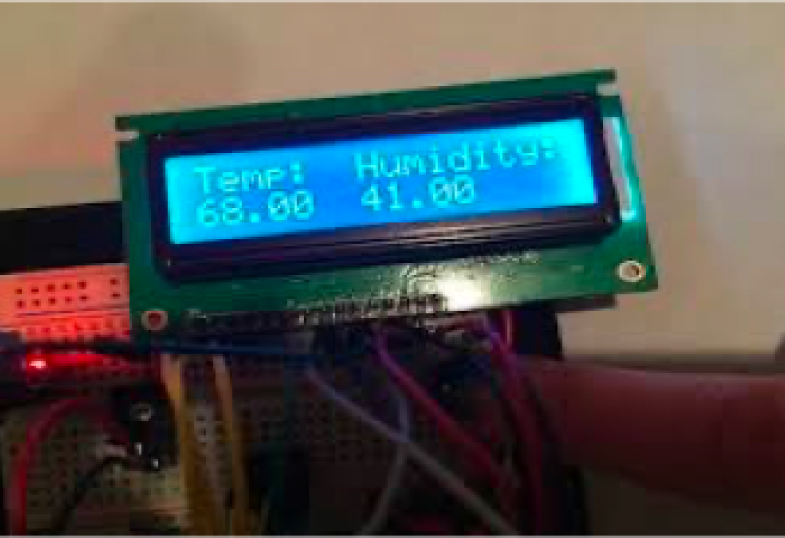 Temperature & Humidity Sensor Display Panel